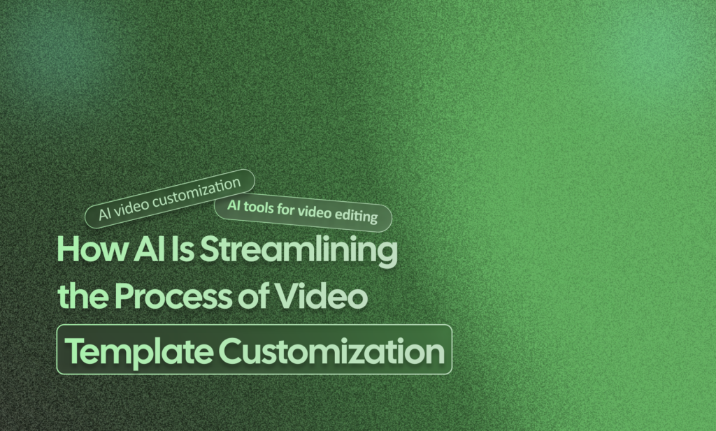 Process of Video Template Customization