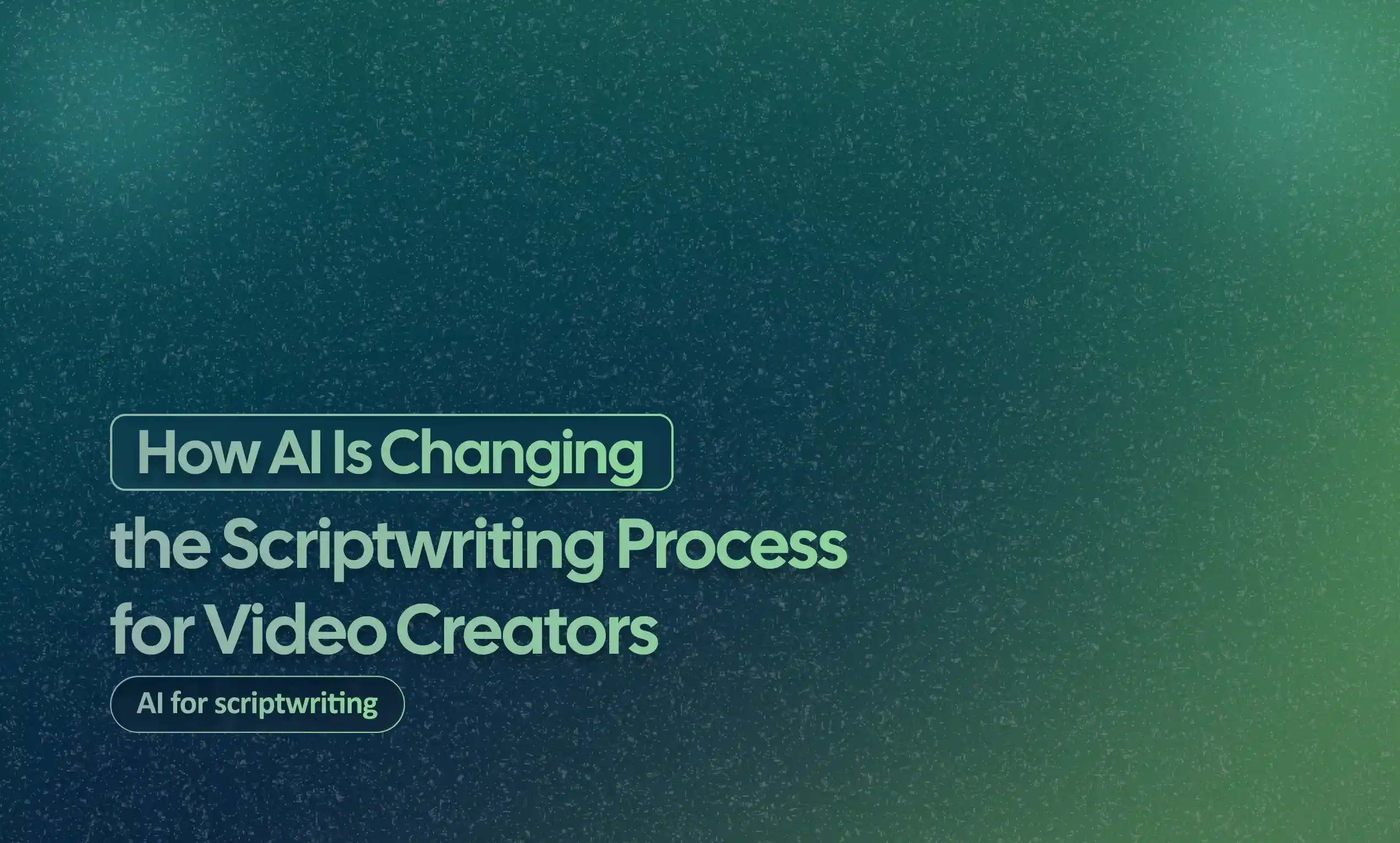 Scriptwriting Process