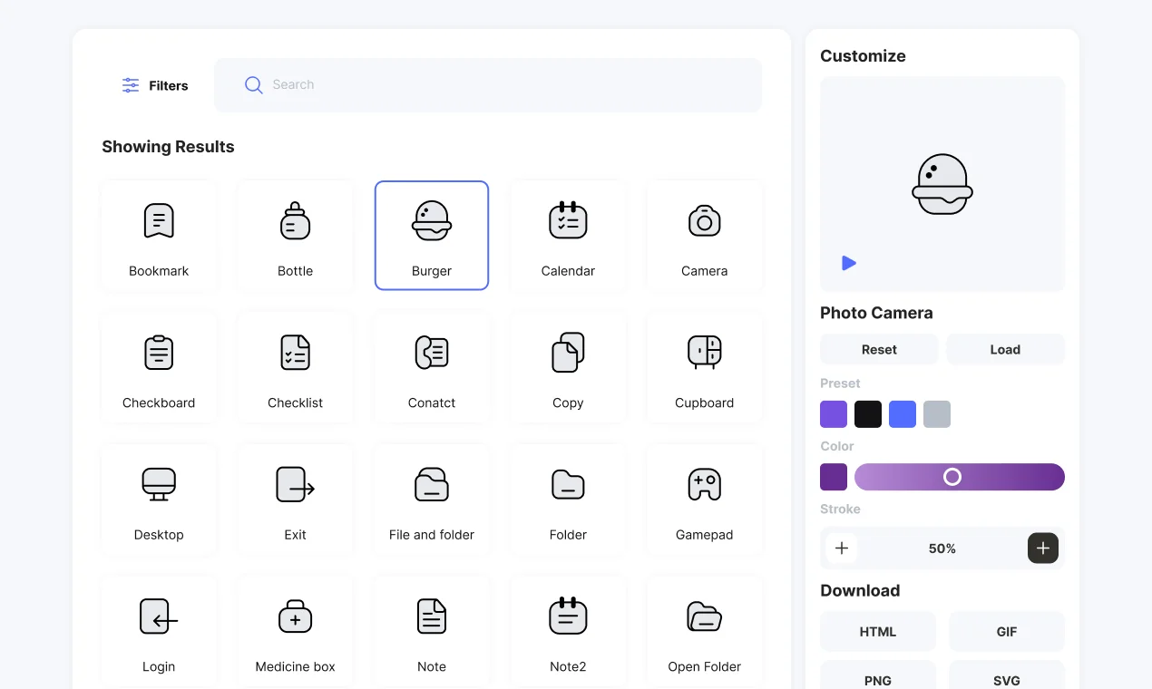 Animated Icons